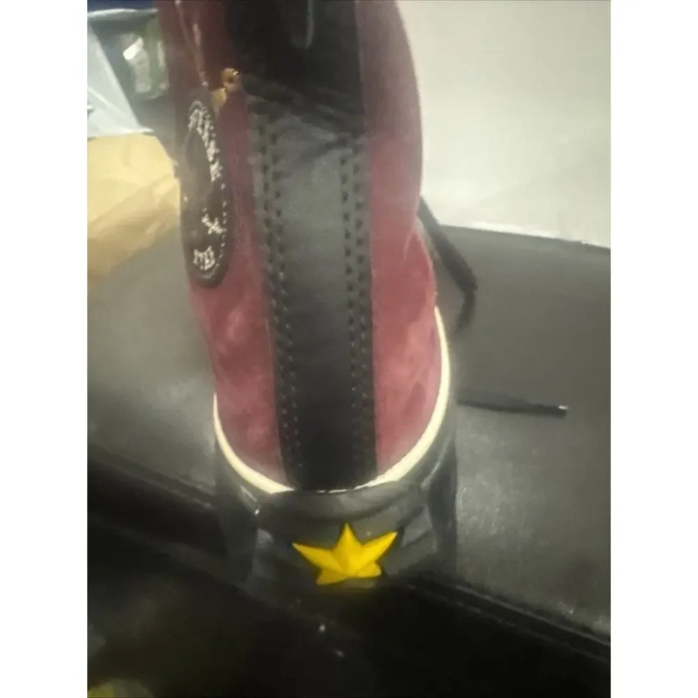 Converse 573065C Chuck Taylor All Star Lugged Burgundy Suede Womens 9.5